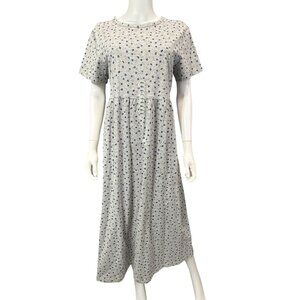 NWT Vintage CMI Ditsy floral Midi Dress Made in USA Deadstock Small
